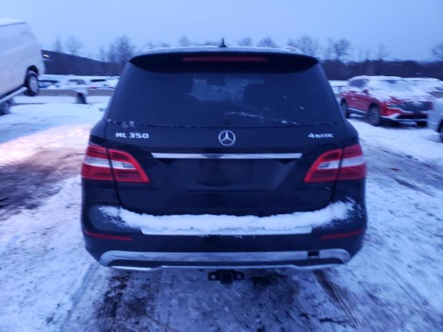 4JGDA5HB9FA617395 - 2015 MERCEDES-BENZ ML 350 4MATIC BLACK photo 6