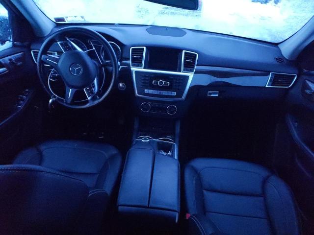 4JGDA5HB9FA617395 - 2015 MERCEDES-BENZ ML 350 4MATIC BLACK photo 8