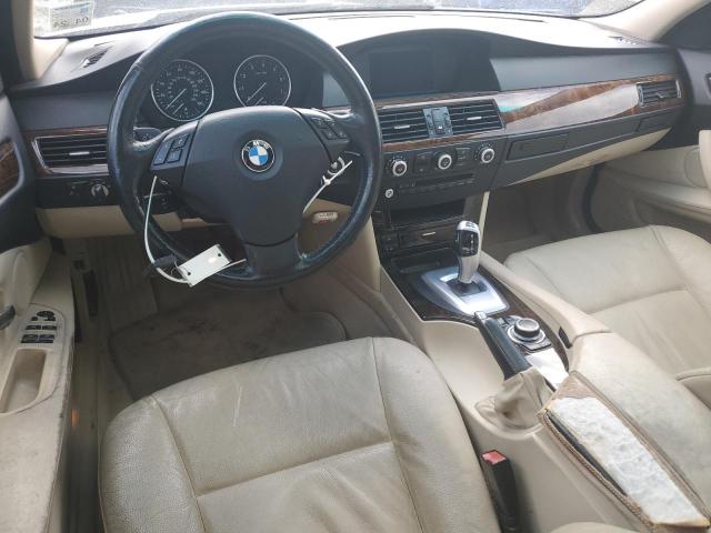 WBANU53589C123178 - 2009 BMW 528 I WHITE photo 8