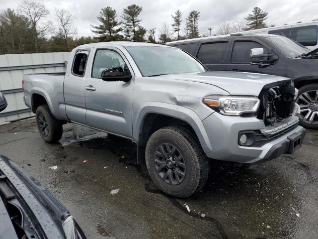 3TYSX5EN7NT016341 - 2022 TOYOTA TACOMA ACCESS CAB SILVER photo 4