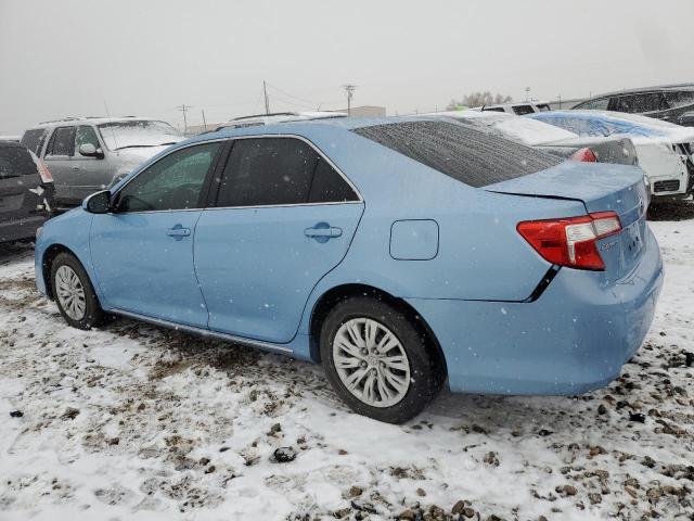 4T1BF1FK4CU537291 - 2012 TOYOTA CAMRY BASE BLUE photo 2