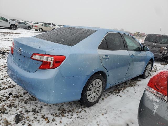 4T1BF1FK4CU537291 - 2012 TOYOTA CAMRY BASE BLUE photo 3