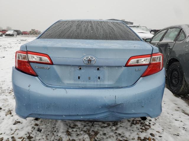 4T1BF1FK4CU537291 - 2012 TOYOTA CAMRY BASE BLUE photo 6