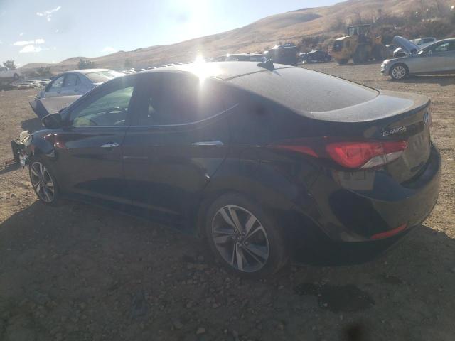 KMHDH4AE0GU607509 - 2016 HYUNDAI ELANTRA SE BLACK photo 2