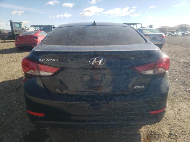 KMHDH4AE0GU607509 - 2016 HYUNDAI ELANTRA SE BLACK photo 6