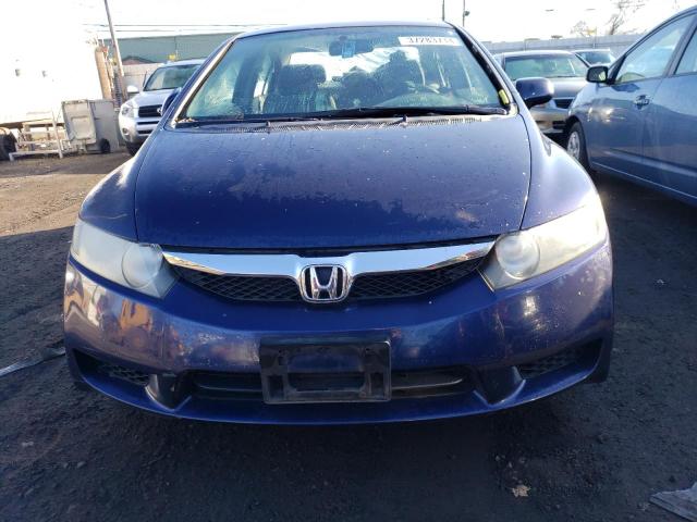 2HGFA16529H548074 - 2009 HONDA CIVIC LX BLUE photo 5