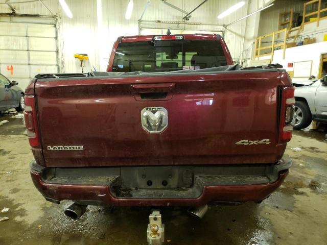 1C6SRFJT7LN388143 - 2020 RAM 1500 LARAMIE BURGUNDY photo 6