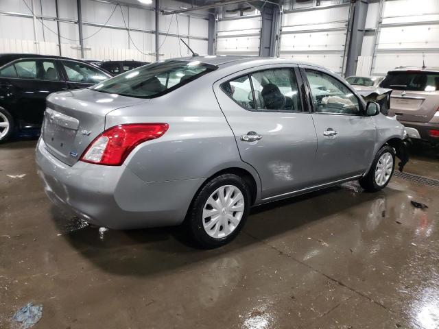 3N1CN7AP8CL813759 - 2012 NISSAN VERSA S SILVER photo 3