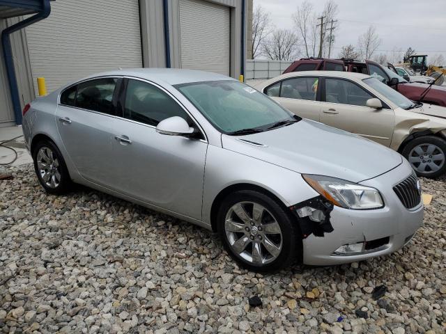 2G4GT5GK4C9117130 - 2012 BUICK REGAL PREMIUM SILVER photo 4