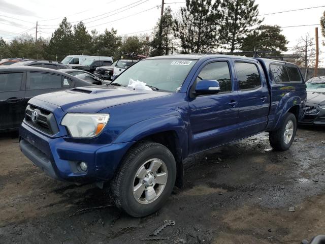 3TMMU4FNXFM083443 - 2015 TOYOTA TACOMA DOUBLE CAB LONG BED BLUE photo 1