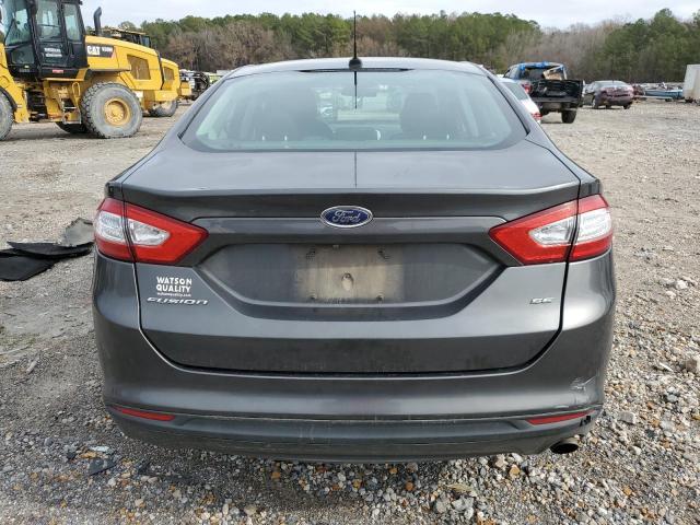 3FA6P0H78GR283867 - 2016 FORD FUSION SE GRAY photo 6