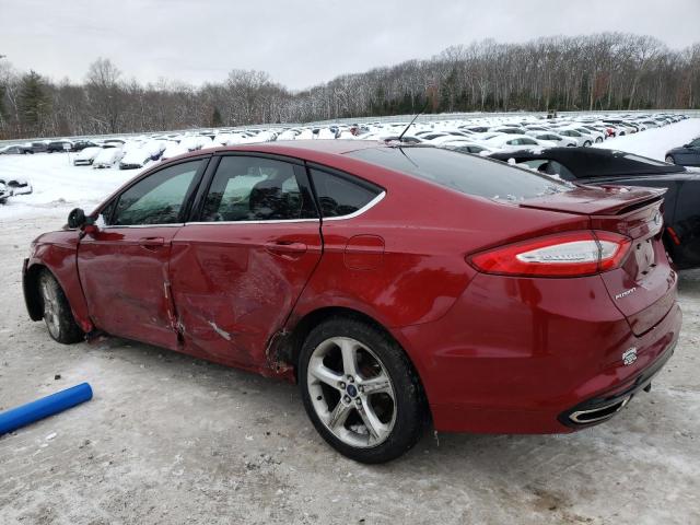 3FA6P0T93GR205103 - 2016 FORD FUSION SE RED photo 2