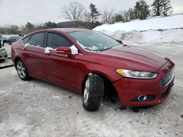 3FA6P0T93GR205103 - 2016 FORD FUSION SE RED photo 4