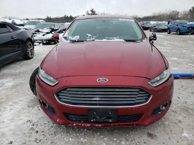 3FA6P0T93GR205103 - 2016 FORD FUSION SE RED photo 5