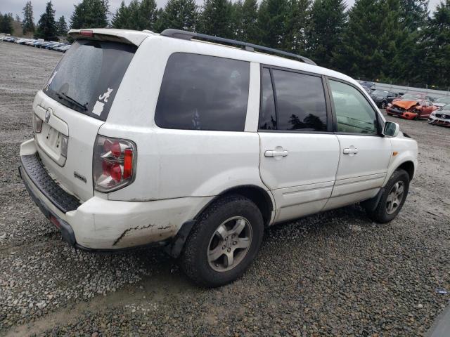 5FNYF18558B047545 - 2008 HONDA PILOT EXL WHITE photo 3