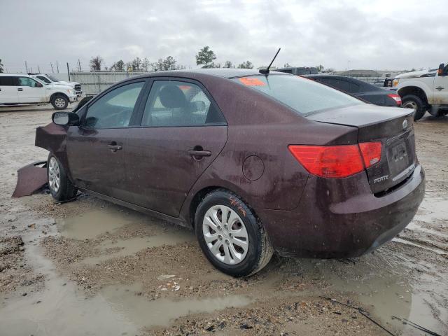 KNAFU4A2XA5048614 - 2010 KIA FORTE EX MAROON photo 2