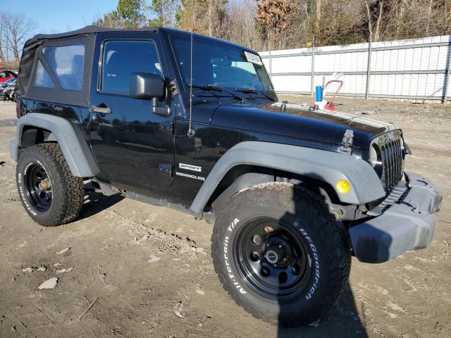 1C4AJWAG0EL265457 - 2014 JEEP WRANGLER SPORT BLACK photo 4