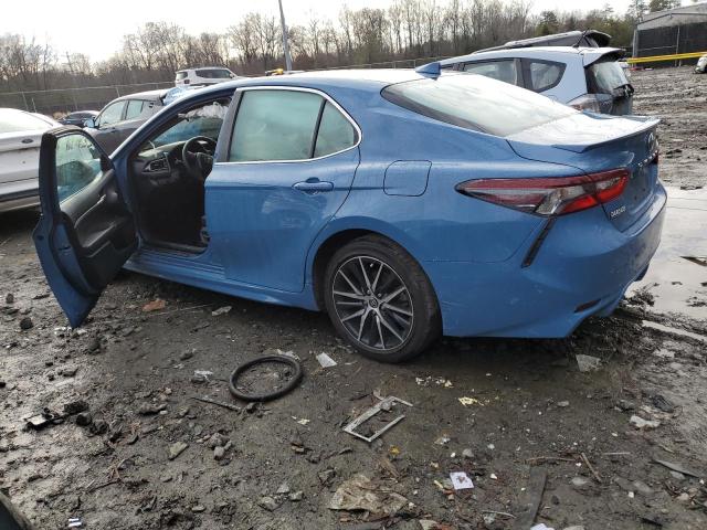 4T1G11AKXPU081895 - 2023 TOYOTA CAMRY SE NIGHT SHADE BLUE photo 2