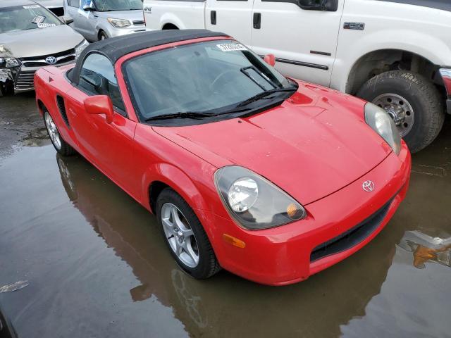 JTDFR320510036217 - 2001 TOYOTA MR2 SPYDER RED photo 4