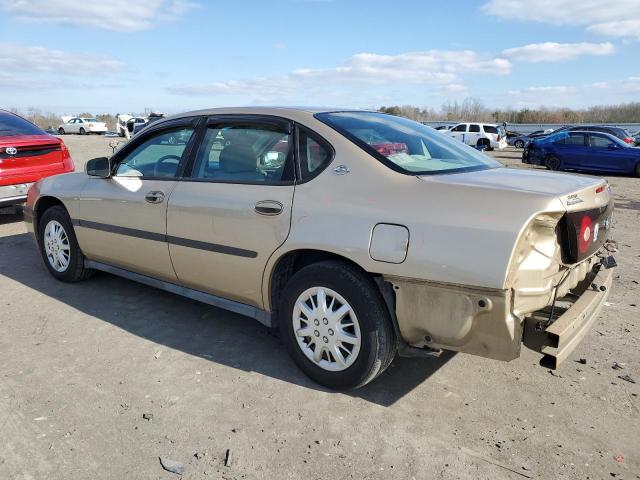 2G1WF52E149464742 - 2004 CHEVROLET IMPALA BEIGE photo 2