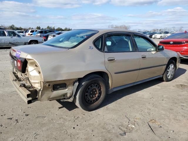 2G1WF52E149464742 - 2004 CHEVROLET IMPALA BEIGE photo 3