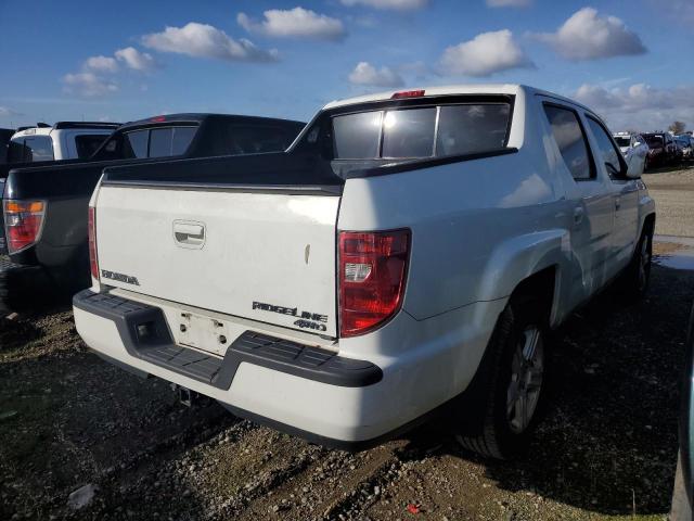 5FPYK1F53BB011642 - 2011 HONDA RIDGELINE RTL WHITE photo 3