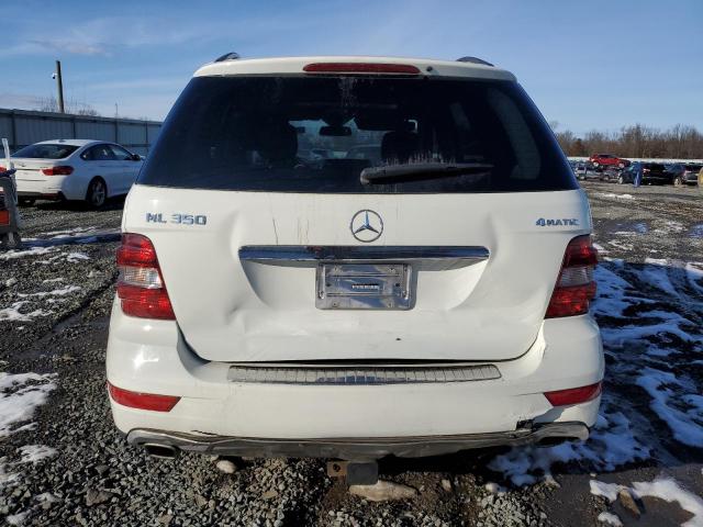 4JGBB8GB4AA561138 - 2010 MERCEDES-BENZ ML 350 4MATIC WHITE photo 6