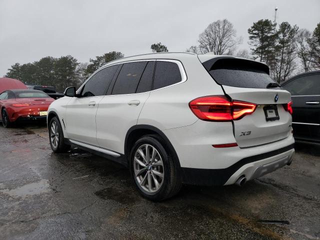 5UXTR7C58KLR53025 - 2019 BMW X3 SDRIVE30I WHITE photo 2