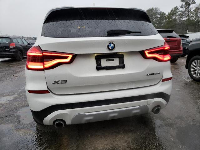 5UXTR7C58KLR53025 - 2019 BMW X3 SDRIVE30I WHITE photo 6