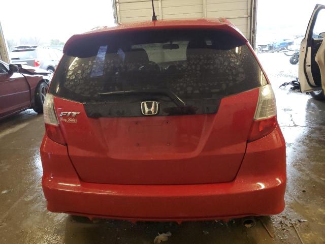 JHMGE8H55DC060714 - 2013 HONDA FIT SPORT RED photo 6