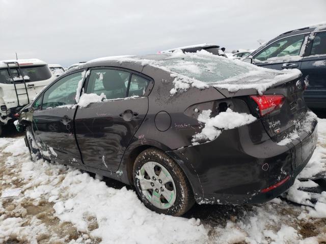 3KPFK4A71JE212096 - 2018 KIA FORTE LX BROWN photo 2