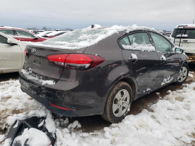 3KPFK4A71JE212096 - 2018 KIA FORTE LX BROWN photo 3