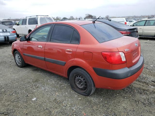 KNADE123286341972 - 2008 KIA RIO BASE RED photo 2