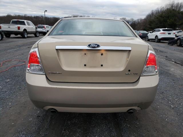 3FAHP081X6R109799 - 2006 FORD FUSION SEL BEIGE photo 6