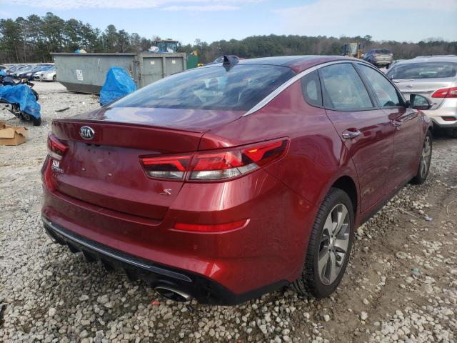 5XXGT4L31KG360558 - 2019 KIA OPTIMA LX RED photo 3