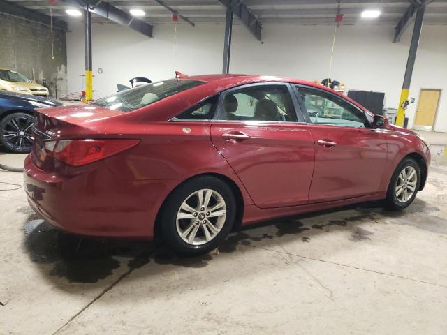 5NPEB4AC7DH615394 - 2013 HYUNDAI SONATA GLS MAROON photo 3