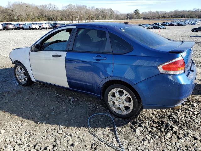 1FAHP36N49W217585 - 2009 FORD FOCUS SES BLUE photo 2