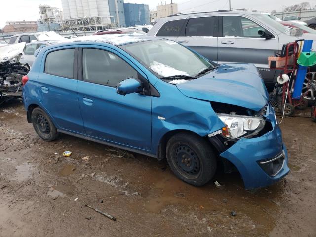 ML32A3HJ1JH005315 - 2018 MITSUBISHI MIRAGE ES BLUE photo 4