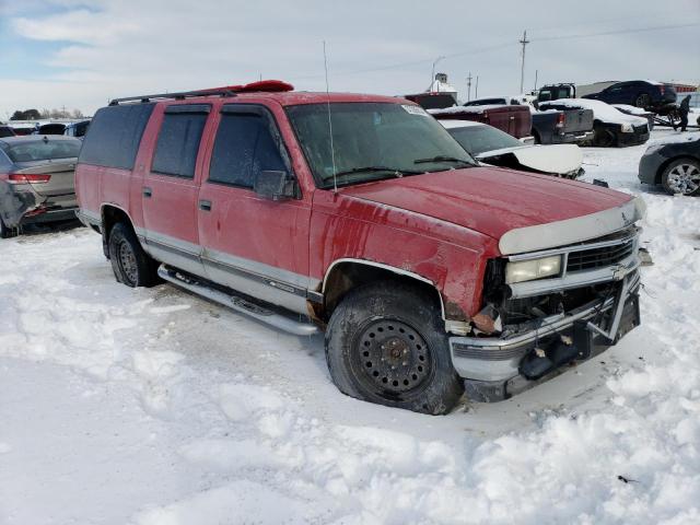 1GNFK16K5RJ444606 - 1994 CHEVROLET SUBURBAN K1500 RED photo 4