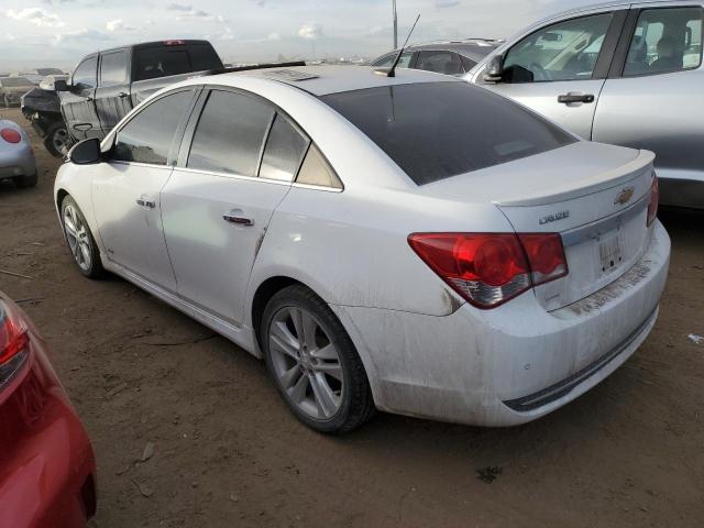 1G1PH5SC3C7123307 - 2012 CHEVROLET CRUZE LTZ WHITE photo 2