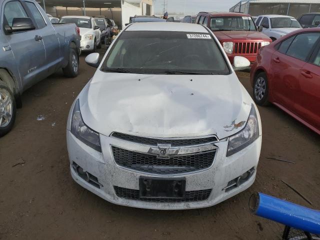 1G1PH5SC3C7123307 - 2012 CHEVROLET CRUZE LTZ WHITE photo 5