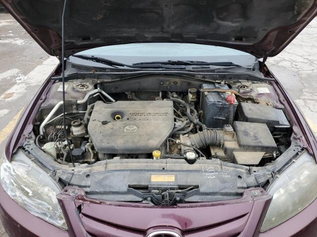 1YVHP80C575M11618 - 2007 MAZDA 6 I MAROON photo 11