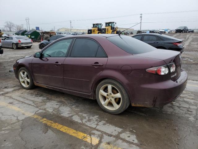 1YVHP80C575M11618 - 2007 MAZDA 6 I MAROON photo 2