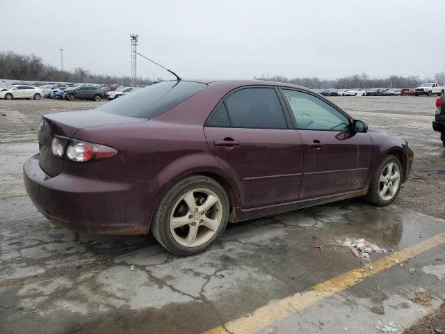 1YVHP80C575M11618 - 2007 MAZDA 6 I MAROON photo 3