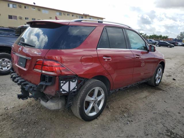 4JGDA5HBXHA914968 - 2017 MERCEDES-BENZ GLE 350 4MATIC BURGUNDY photo 3