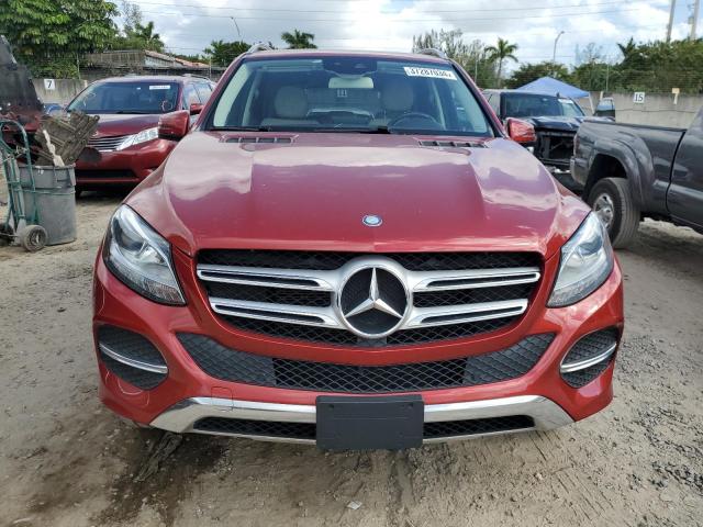 4JGDA5HBXHA914968 - 2017 MERCEDES-BENZ GLE 350 4MATIC BURGUNDY photo 5