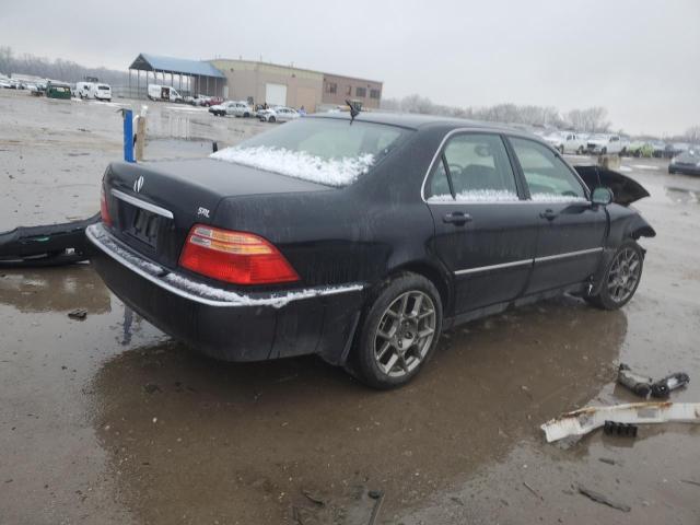 JH4KA96542C004291 - 2002 ACURA 3.5RL BLACK photo 3