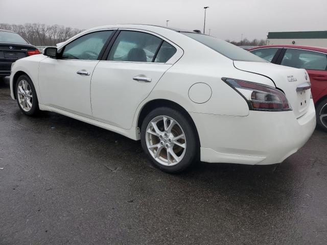 1N4AA5APXEC484555 - 2014 NISSAN MAXIMA S WHITE photo 2