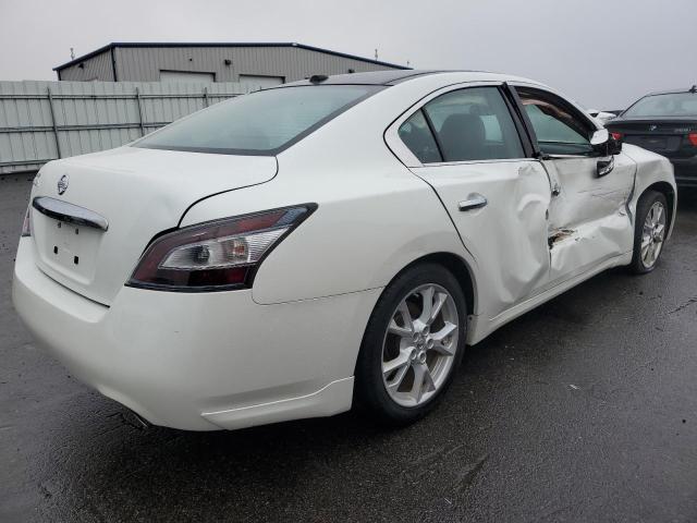 1N4AA5APXEC484555 - 2014 NISSAN MAXIMA S WHITE photo 3