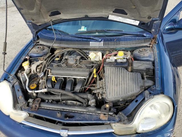 1B3ES46C6YD751599 - 2000 DODGE NEON BASE BLUE photo 11